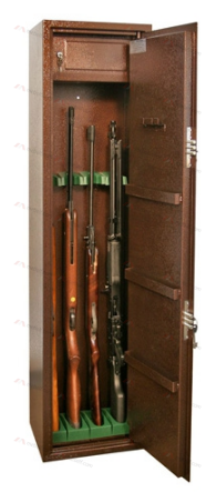 Оружейный шкаф на 4 ружья КО-033Т фото
