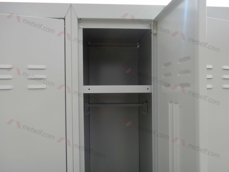 Шкаф металлический для одежды двухсекционный ШР-22 L600 фото. Фото N3