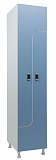 Шкаф для раздевалок WLZ 21-40 EL голубой/белый фото